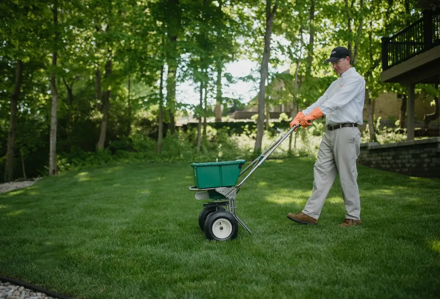 Lawn Fertilization installation by Hollow Oak Landscaping
